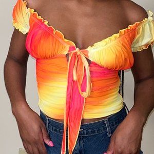 Yellow and Orange I.AM.GIA Top